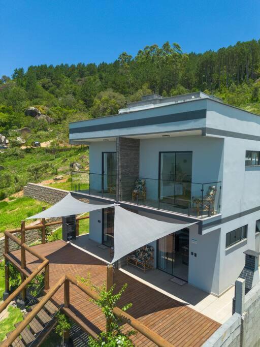 Casa Mirante Do Sol-Vista Exuberante Com Spa Говернадор-Селсу-Рамус Екстер'єр фото